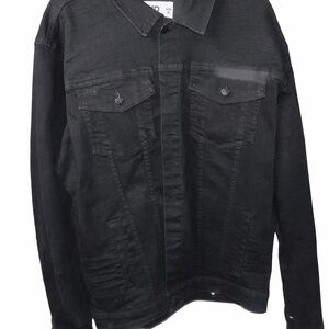 Men's Black Denim Jacket